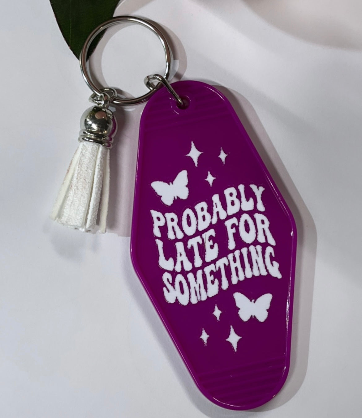 Probably Late For Something - Keychain