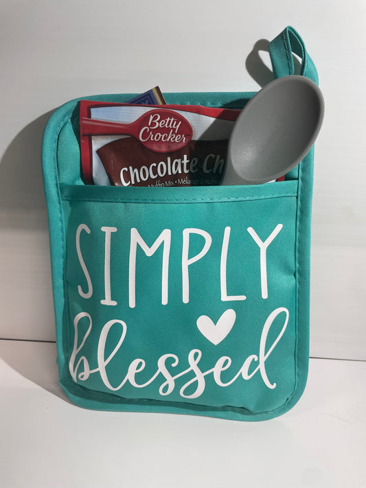 Simply Blessed Potholder Set