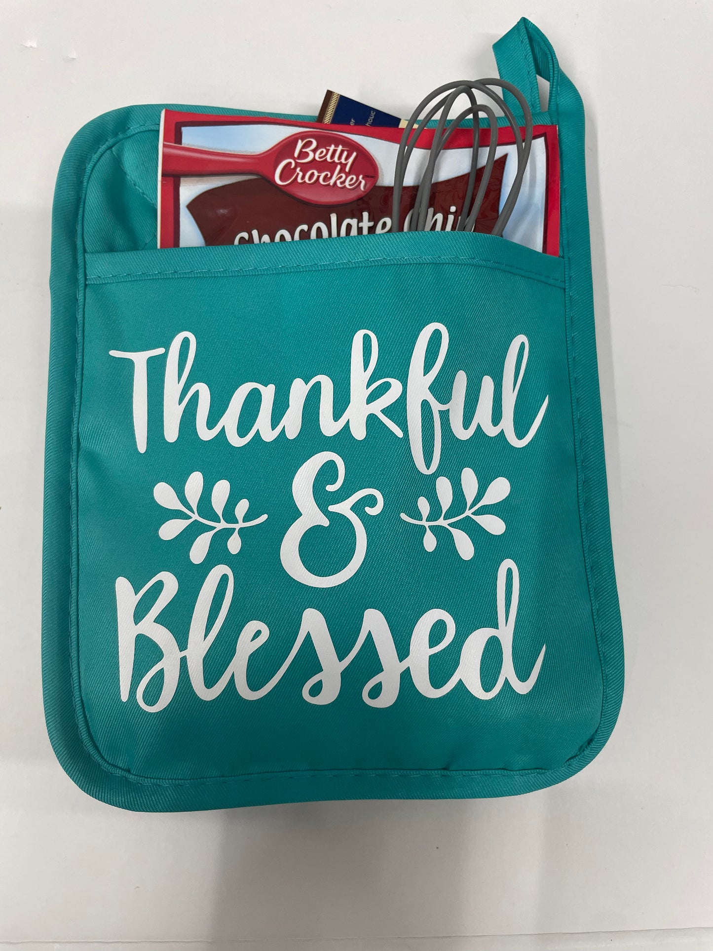 Thankful and Blessed Potholder Set