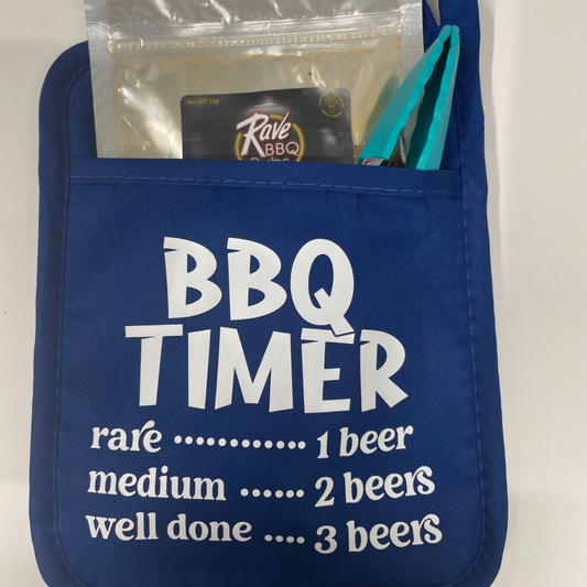 BBQ Timer potholder Set